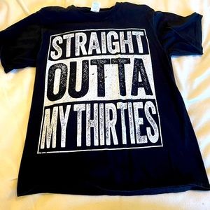 🎯Short sleeve 40th birthday shirt size M